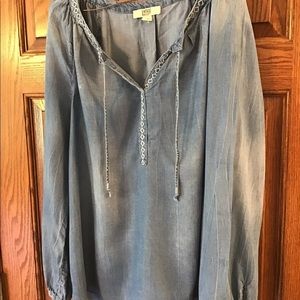 Vintage American woman’s large Jean shirt